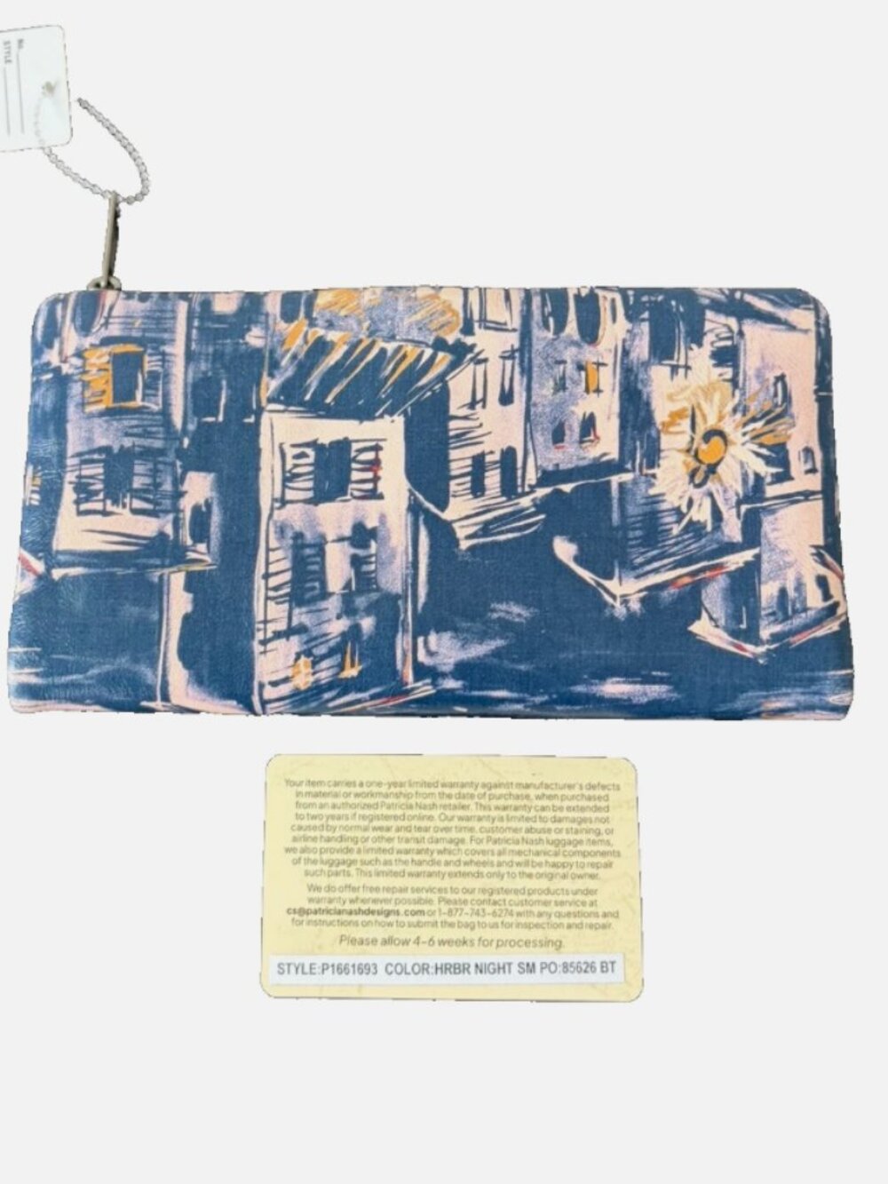 Patricia Nash Leather Prassa Wallet-Harbor Nights - NWT
